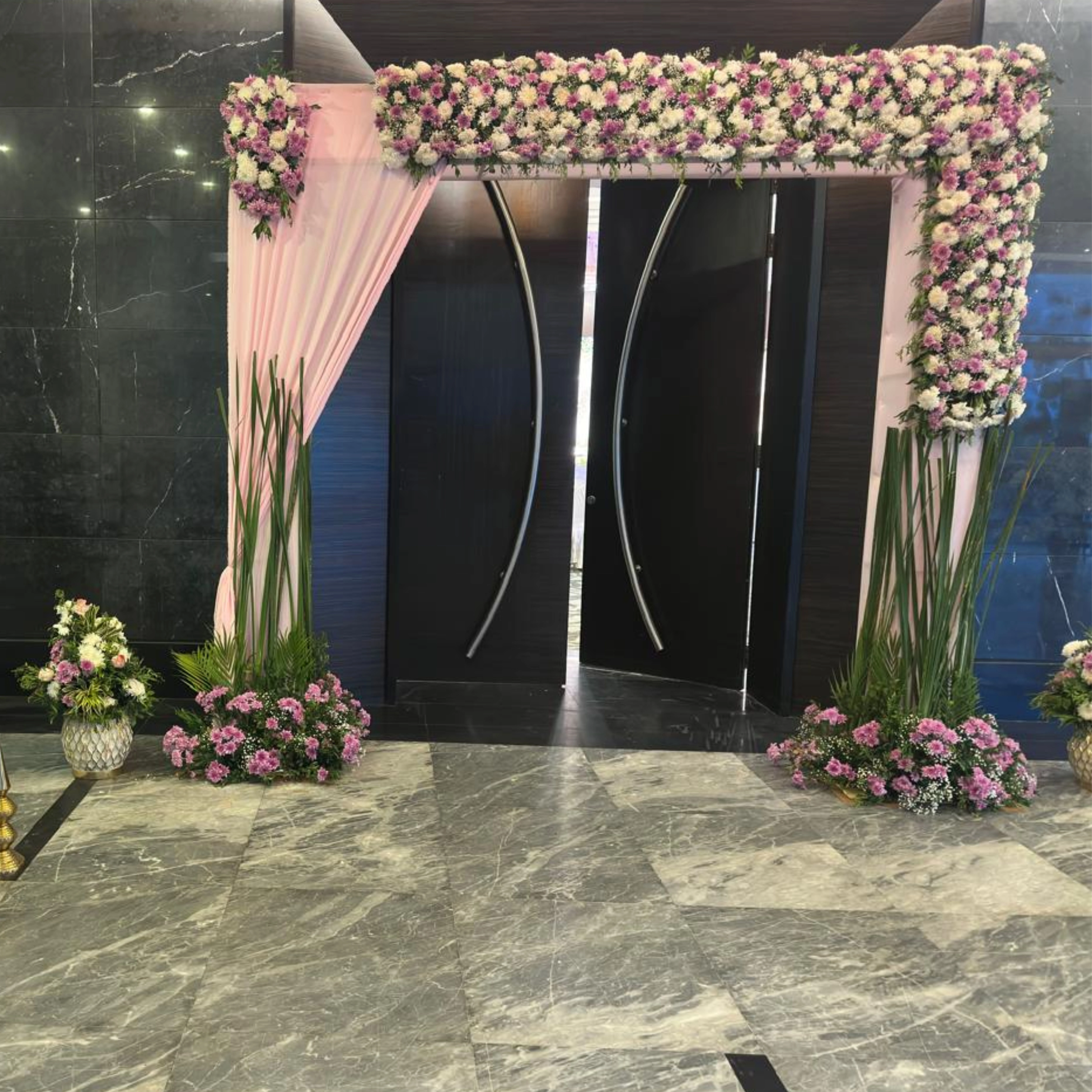 Product launch event decoration