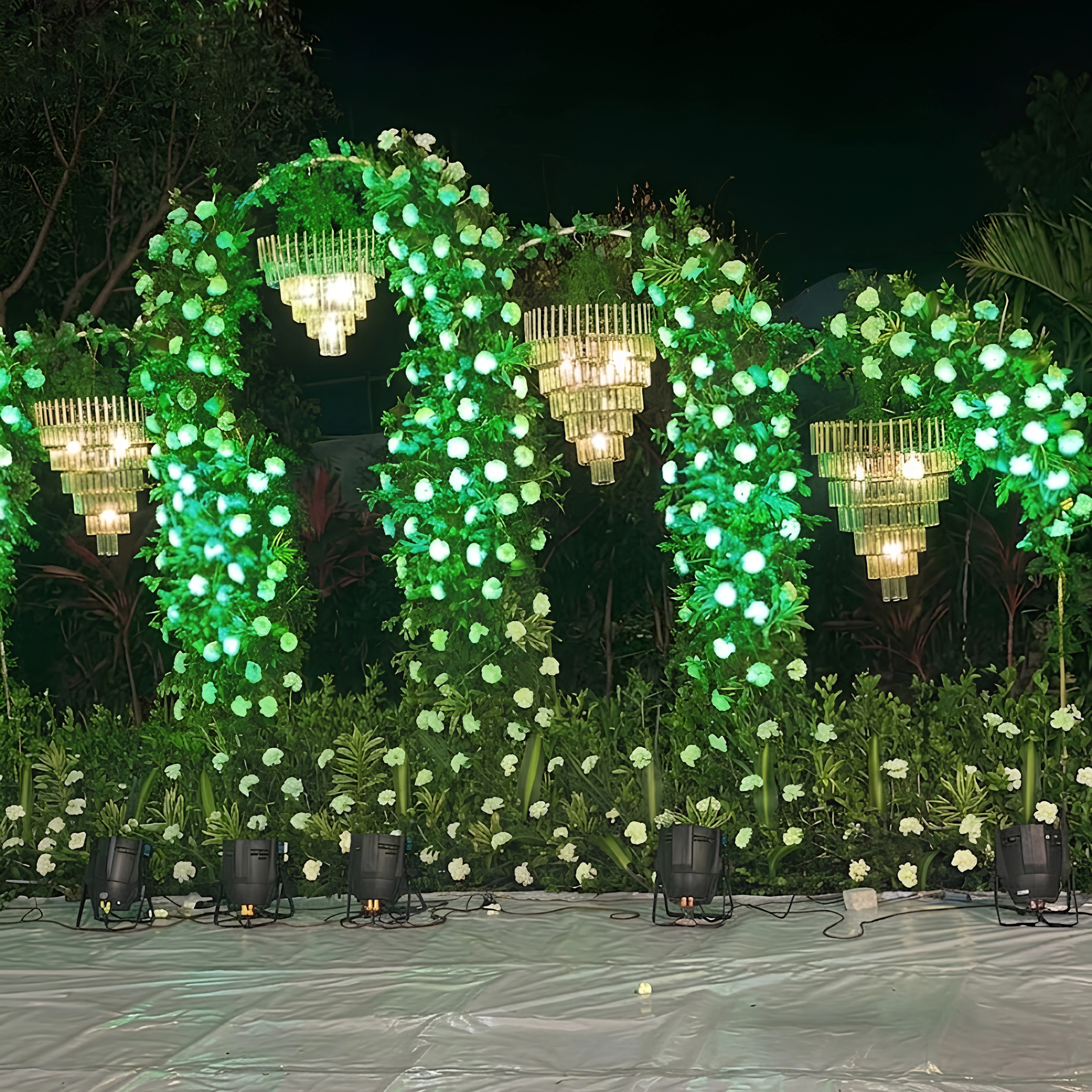 Neon sign event decoration
