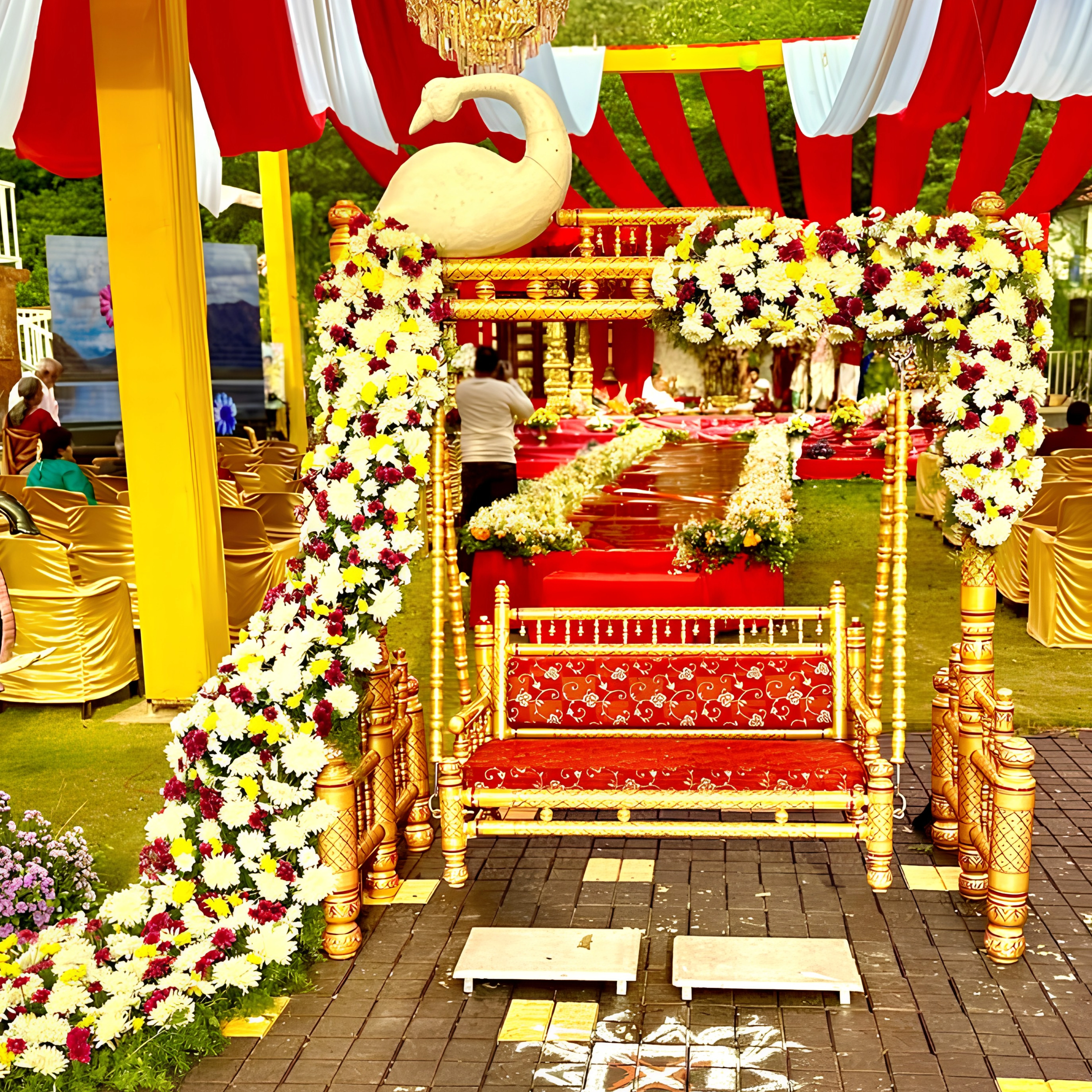 Outdoor event stage
